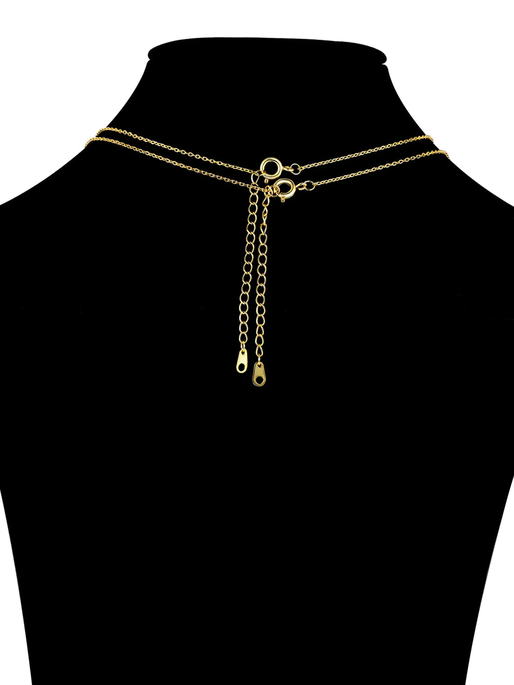 Mother of Pearl & Cubic Zirconia Butterfly Necklaces in 14KT Gold Flash Plated