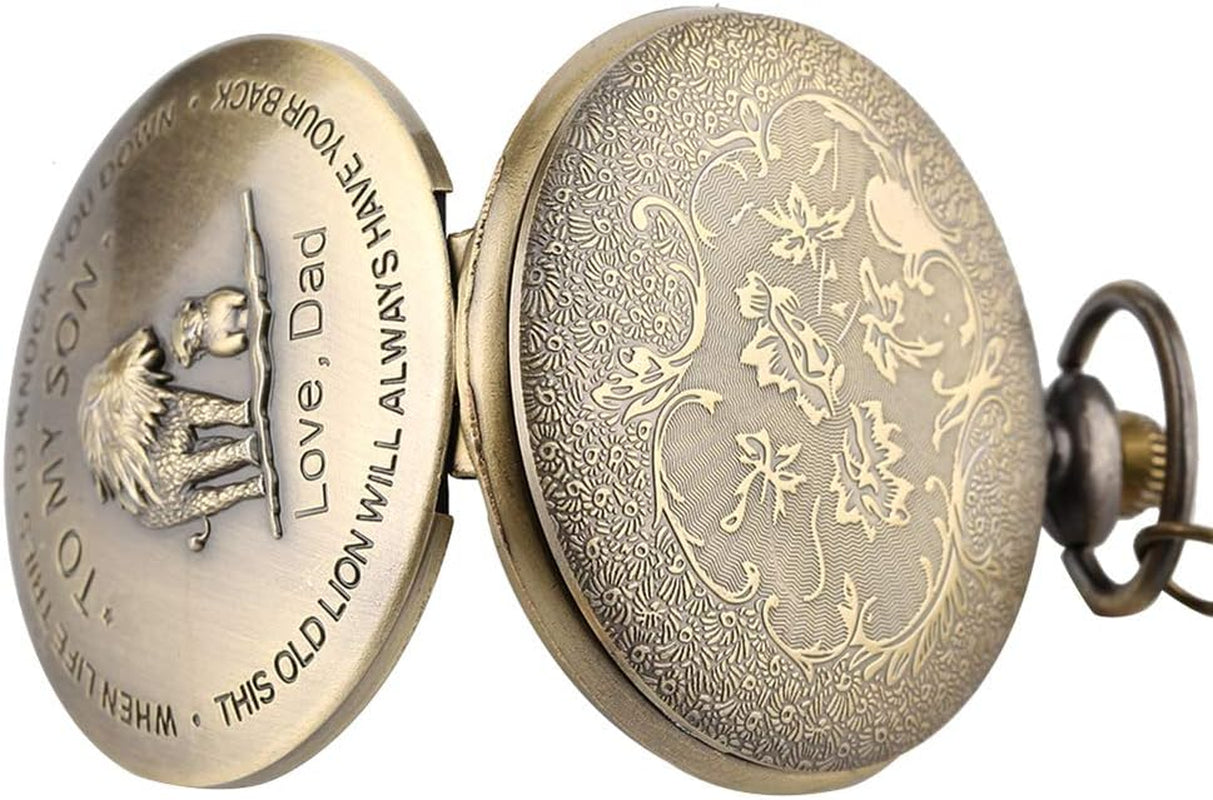 Mens Pocket Watch Birthday Gifts from Unique Gift Ideas for Christmas Fathers Day Pocket Watch