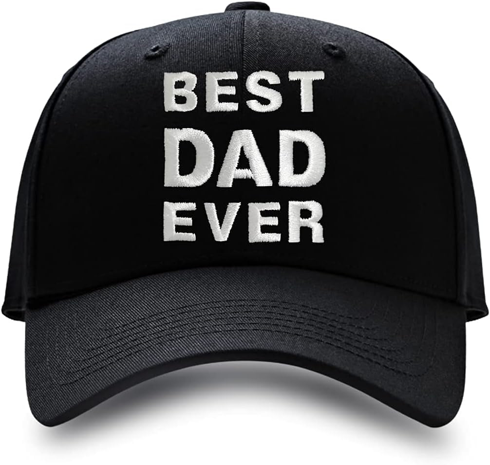 'BEST DAD EVER" Adjustable Dad Cap