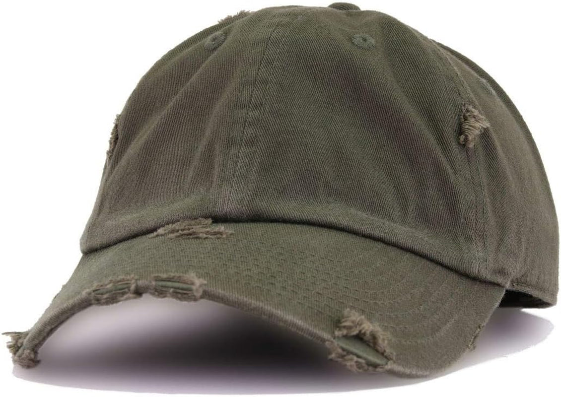 Daddy Vintage Baseball Cap Embroidered Cotton Adjustable Distressed Dad Hat