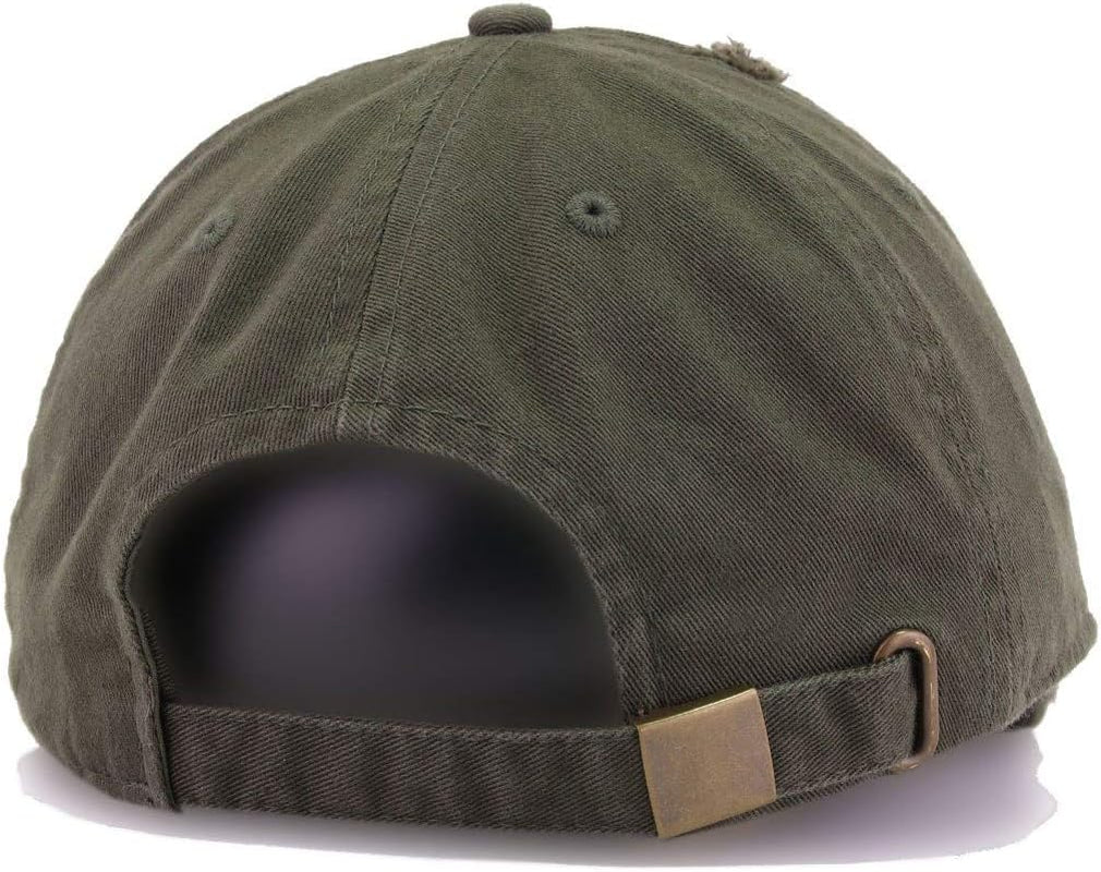 Daddy Vintage Baseball Cap Embroidered Cotton Adjustable Distressed Dad Hat