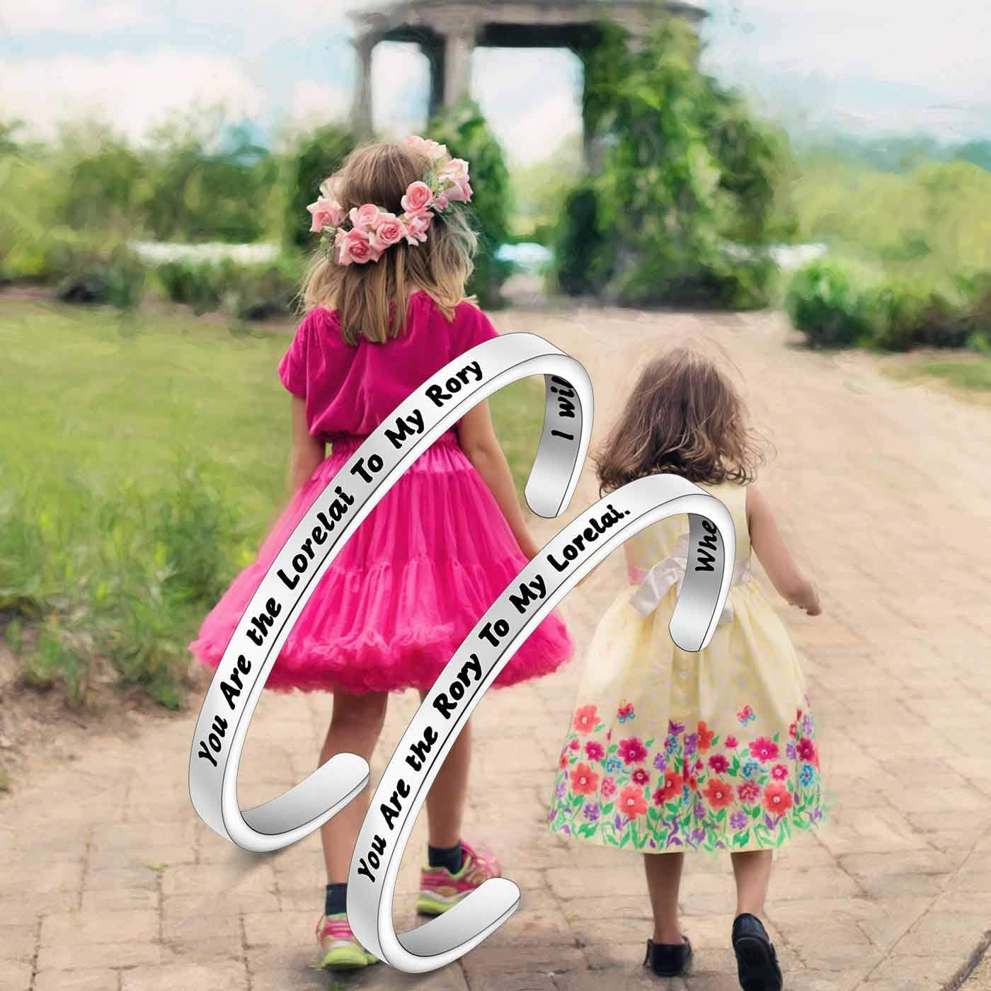 Mother Daughter Gift Best Friend Gift Sister Gift You Are the Lorelai to My Rory Mother Daughter Keychain Set