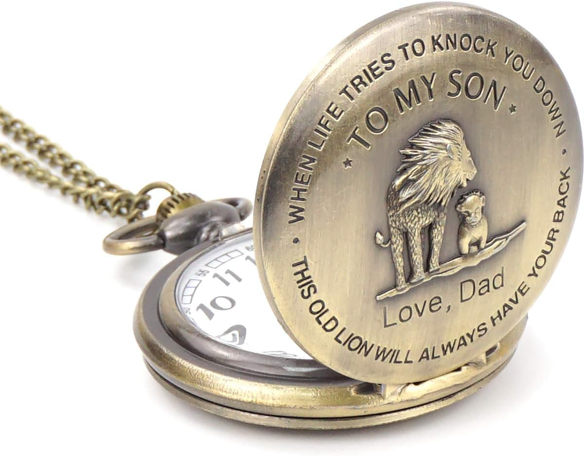 Mens Pocket Watch Birthday Gifts from Unique Gift Ideas for Christmas Fathers Day Pocket Watch