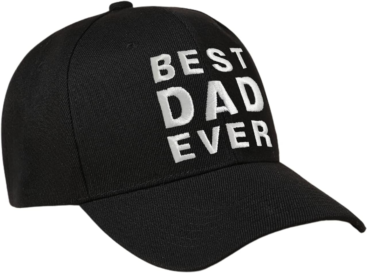 'BEST DAD EVER" Adjustable Dad Cap